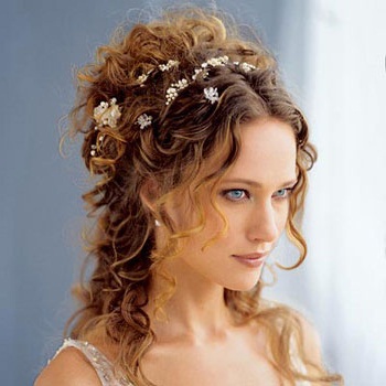 Свадебные прически на средние волосы